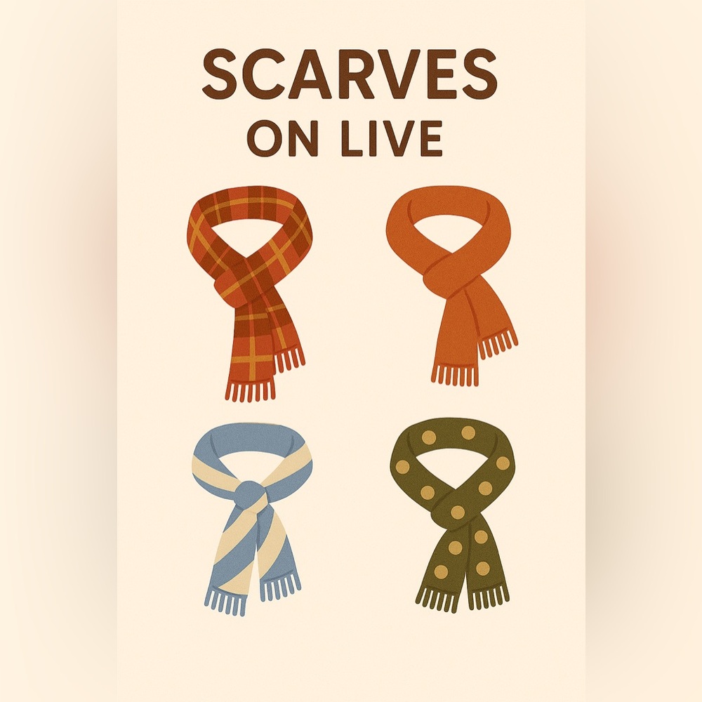 Scarves shown in LIVE SHOW